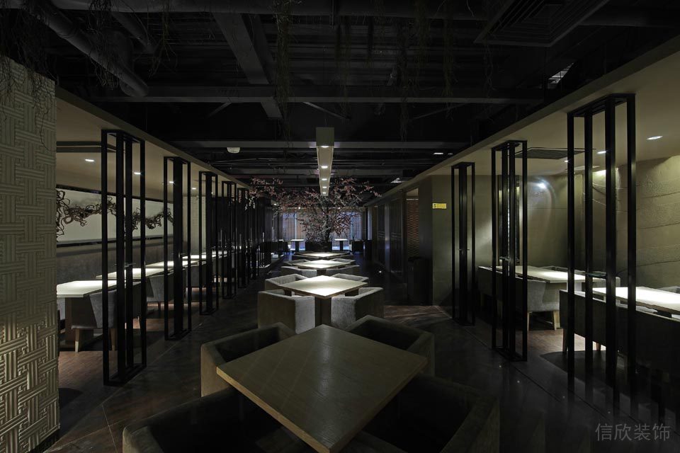 900平方日本料理店餐厅装修