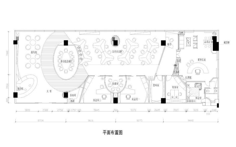 福田中心区办公室装修案例