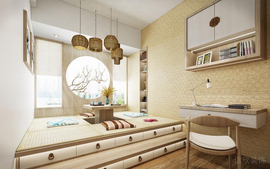 家居装修设计日式风格桂芳园卧室