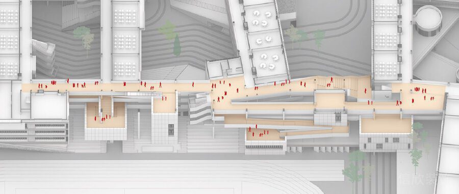 Cad建筑学校效果图