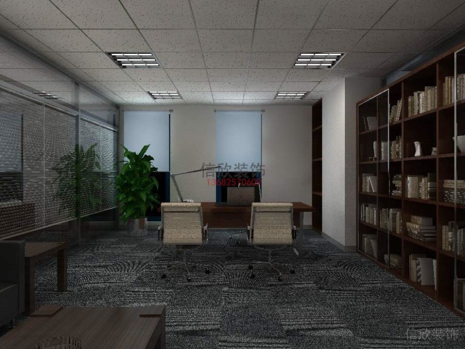 办公室装修-财务室-开源科技公司