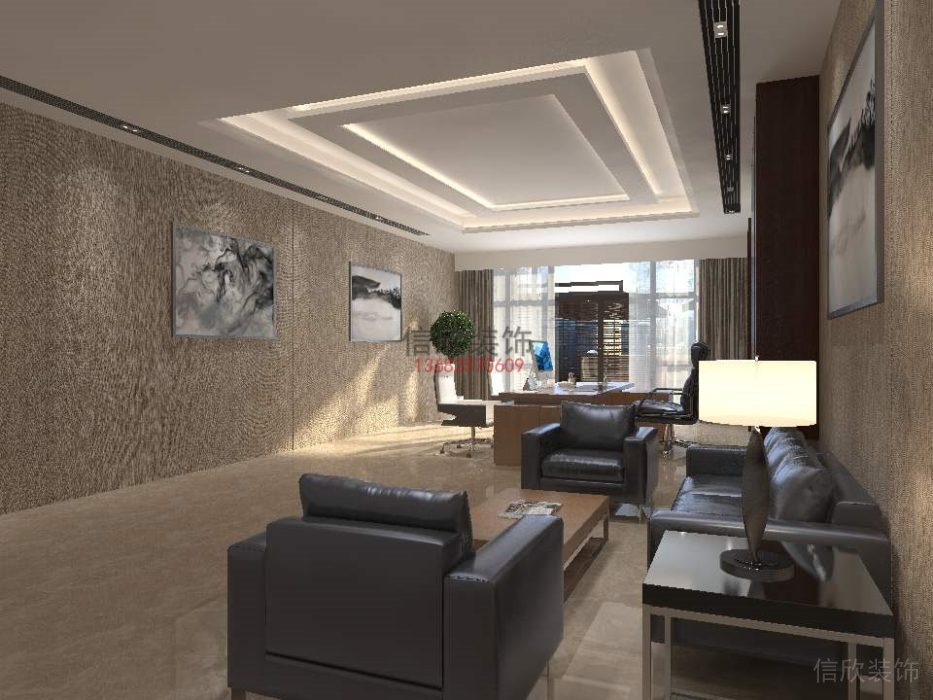 深圳办公室装修-沙发区-正力技术公司