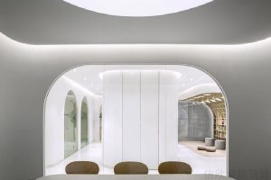 现代简约风会议室装修高级灰设计效果图