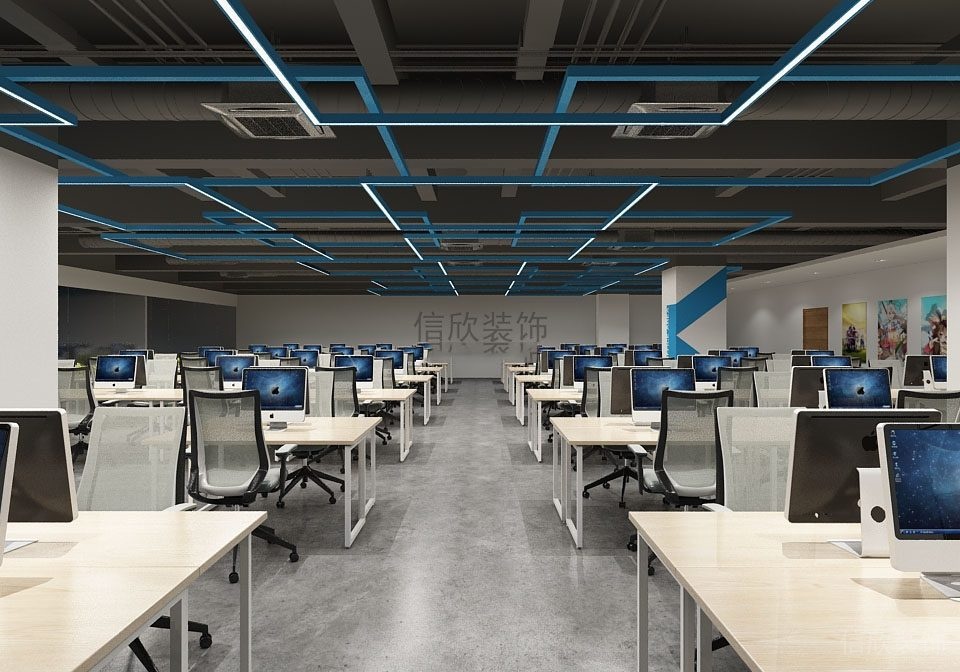 深圳罗湖工业风格办公室装修设计