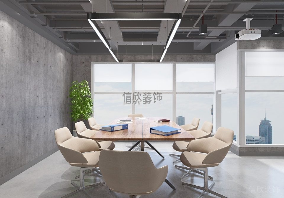 深圳龙岗工业风办公室装修设计