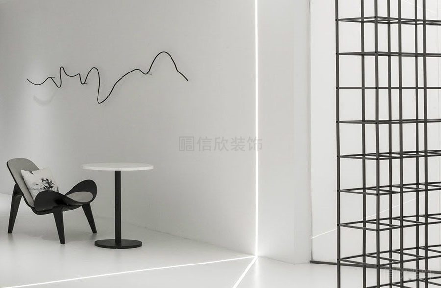 深圳瑞希美容中心装修设计-休息桌椅