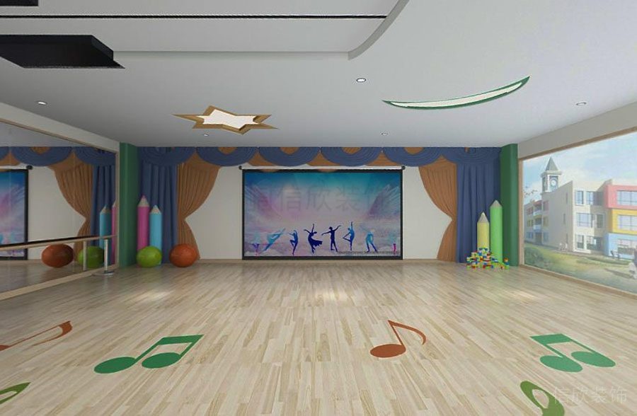 深圳幼儿园舞蹈教室装修