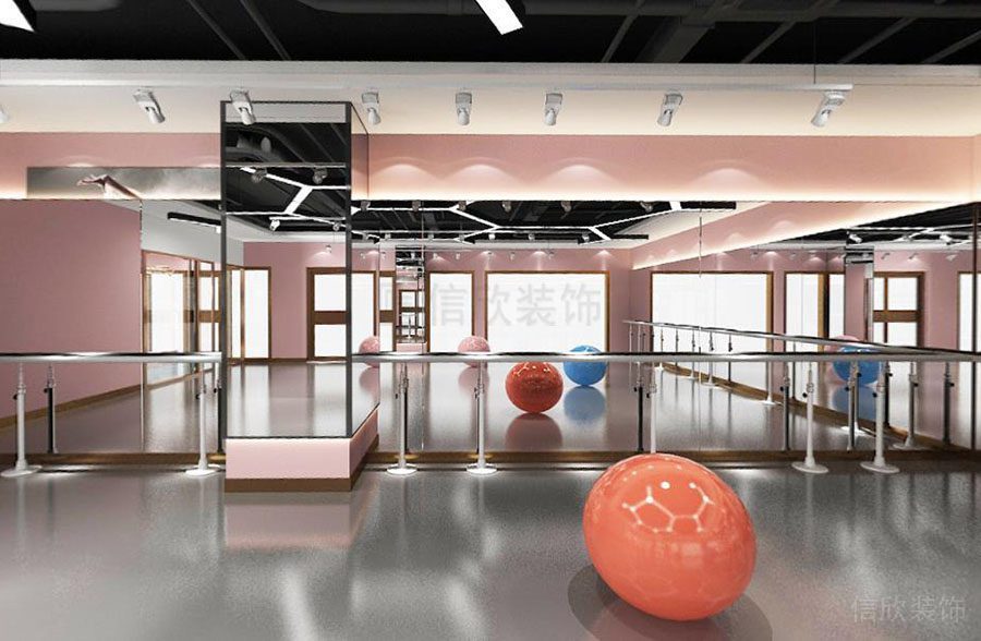 罗湖区莲塘舞蹈教室装修设计健身球