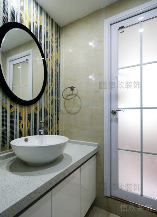 卫生间装修效果图酒店干湿分离卫浴间设计图