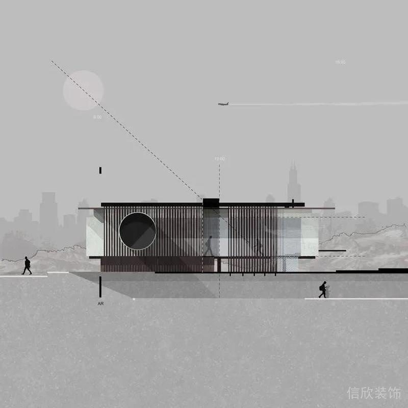建筑装修装饰现代办公室工作室原木风装修