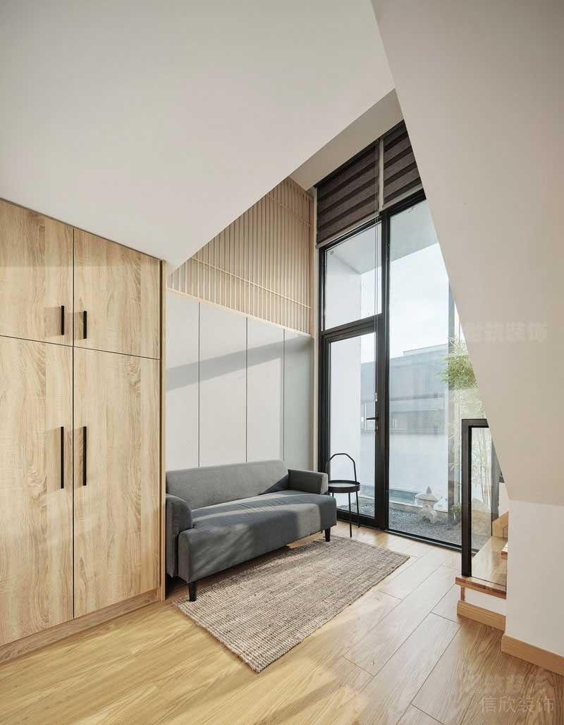 北欧现代风格公寓客厅休息区