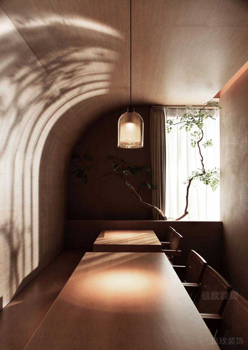 餐厅弧形空间设计方案