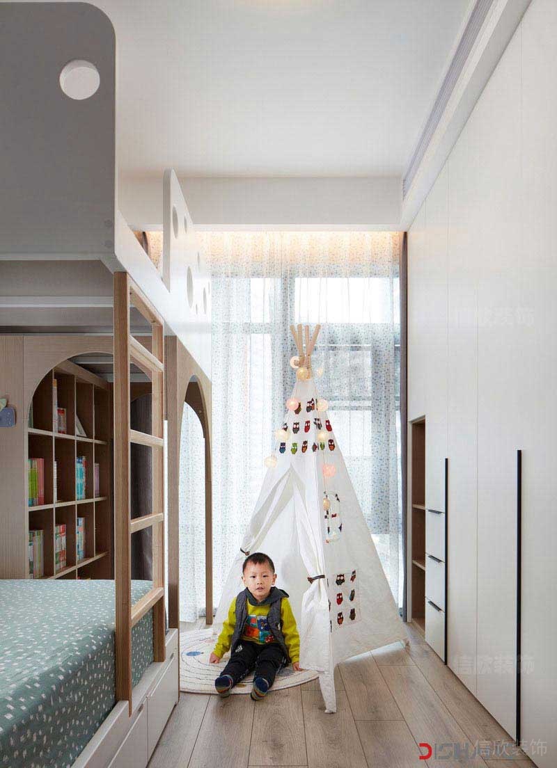 儿童房双层床设计方案