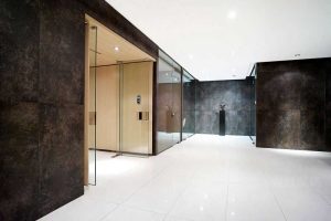 工业风办公室走道锈蚀艺术涂料墙体