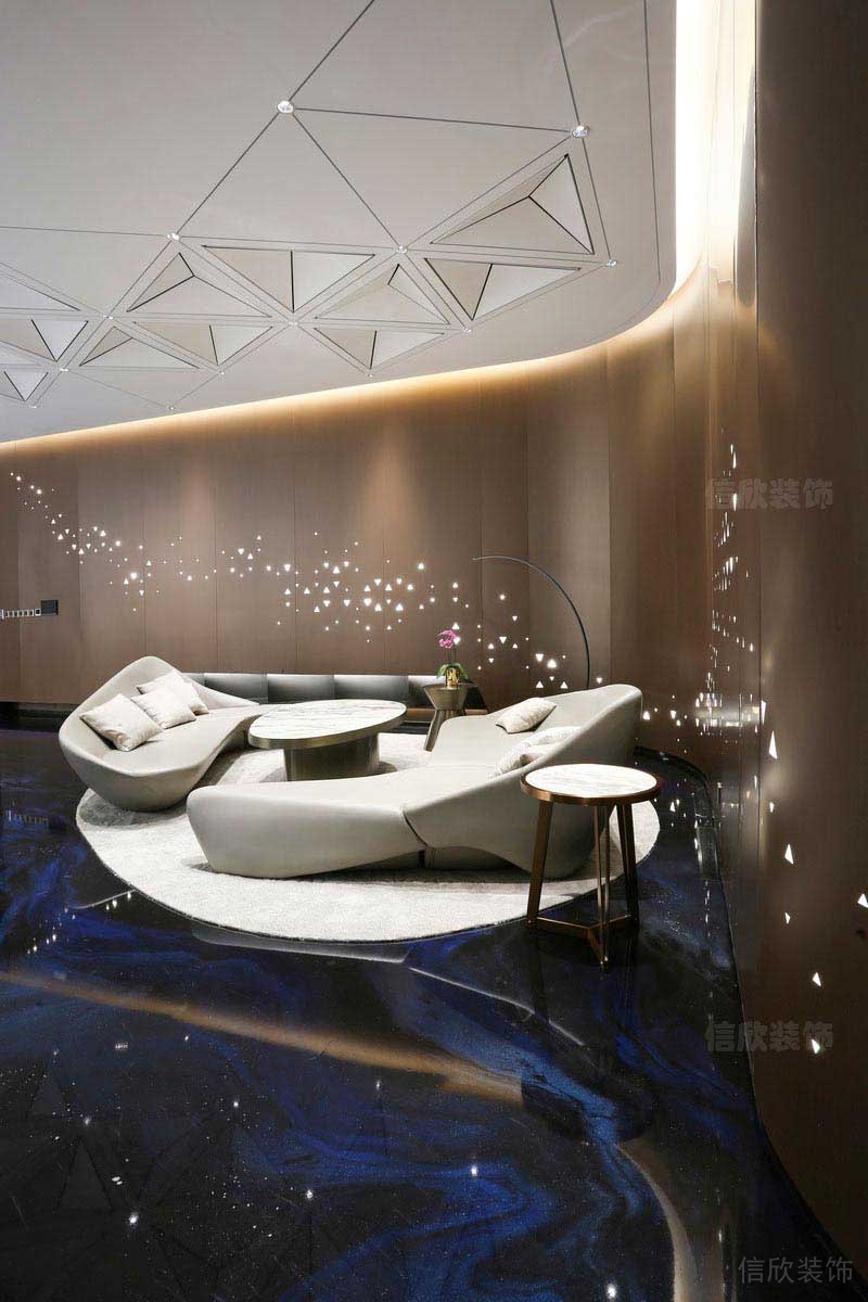酒店休息区星空效果