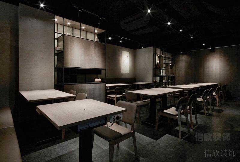 日式风格餐饮空间公共用餐区