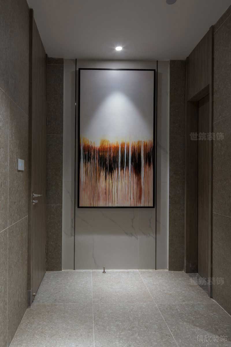 现代风格办公室过道艺术挂画