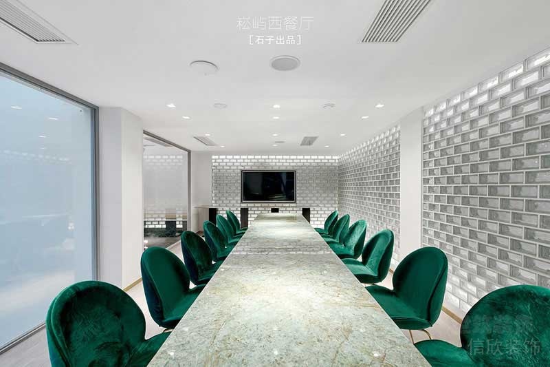 现代轻奢风格办公室商务洽谈会议室