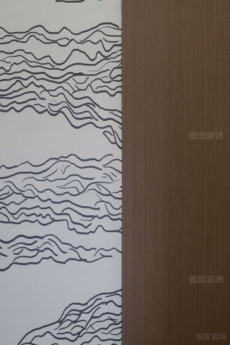现代中式风格家居壁布图案