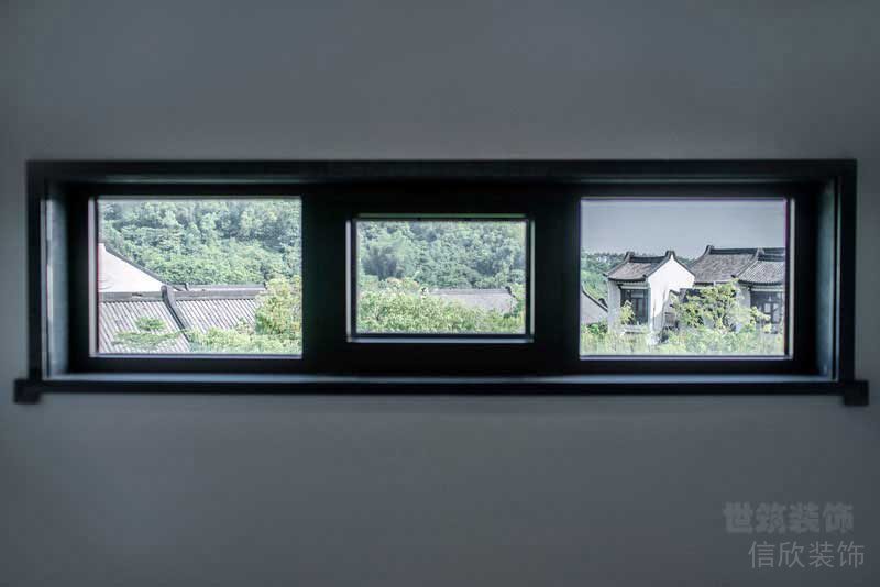新中式风格民宿主题窗套
