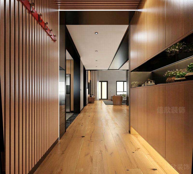 新中式家居空间入户玄关
