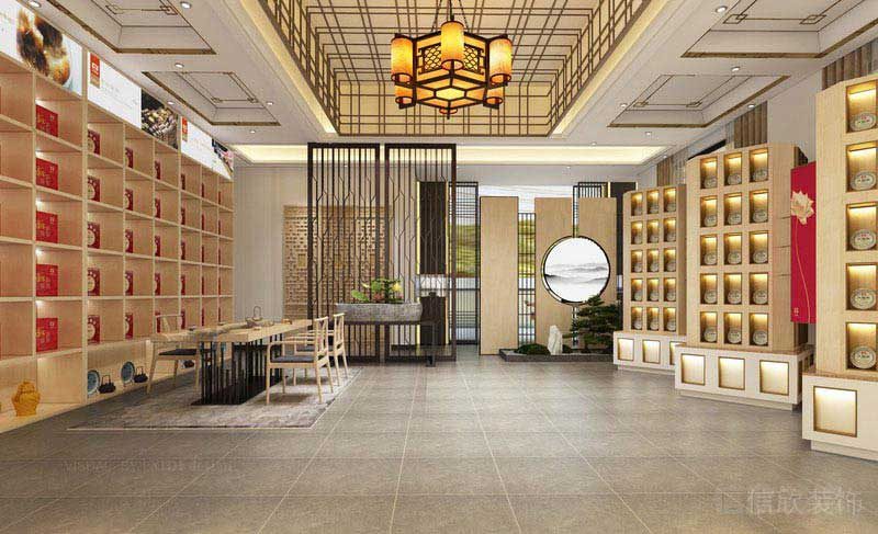 专卖店中式风店面效果图
