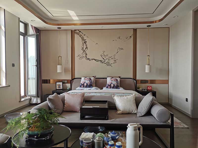 深圳南山新中式家居装修设计图卧室