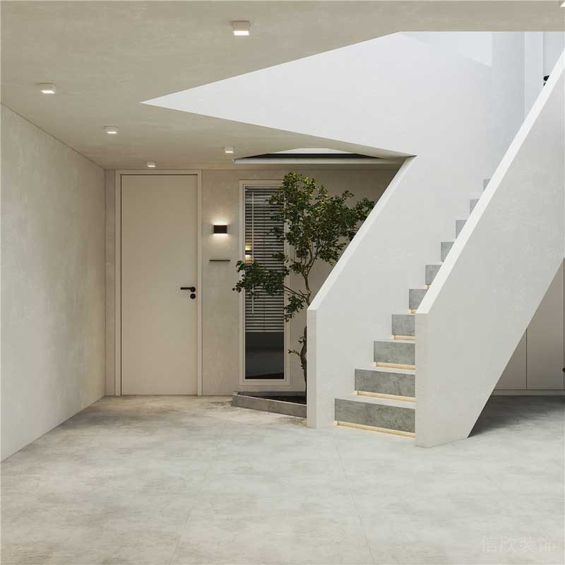深圳南山现代简约家庭装修设计楼梯