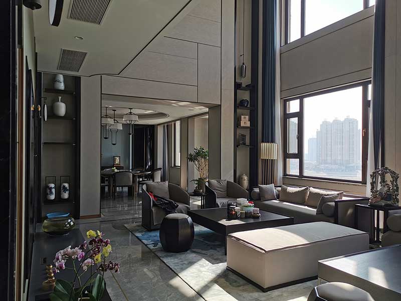 深圳南山新中式家居装修设计图客厅