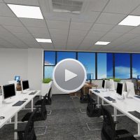 南山区科技园现代风格办公室装修设计 公共办公区 2 1 200×200