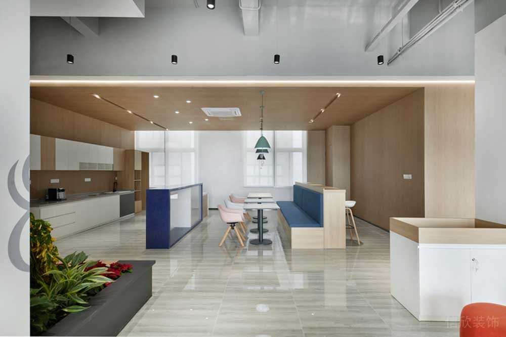宝安区朗峻广场现代简约风格办公室装修设计茶水间