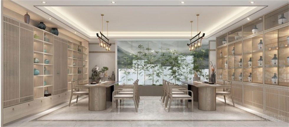 深圳新中式餐饮店装修设计茶室