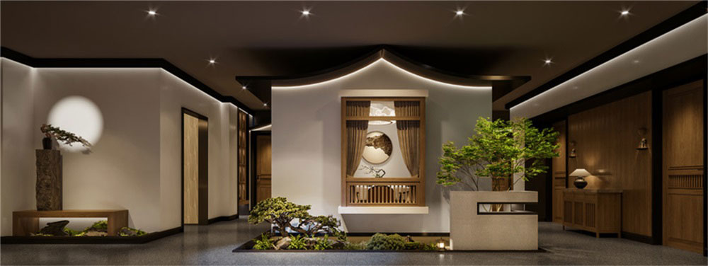 深圳宝安新中式风格渝派川菜餐厅装修设计氛围调性