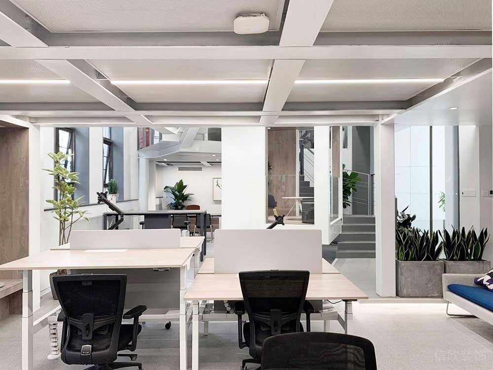 现代风格办公空间工作区设计案例装修图
