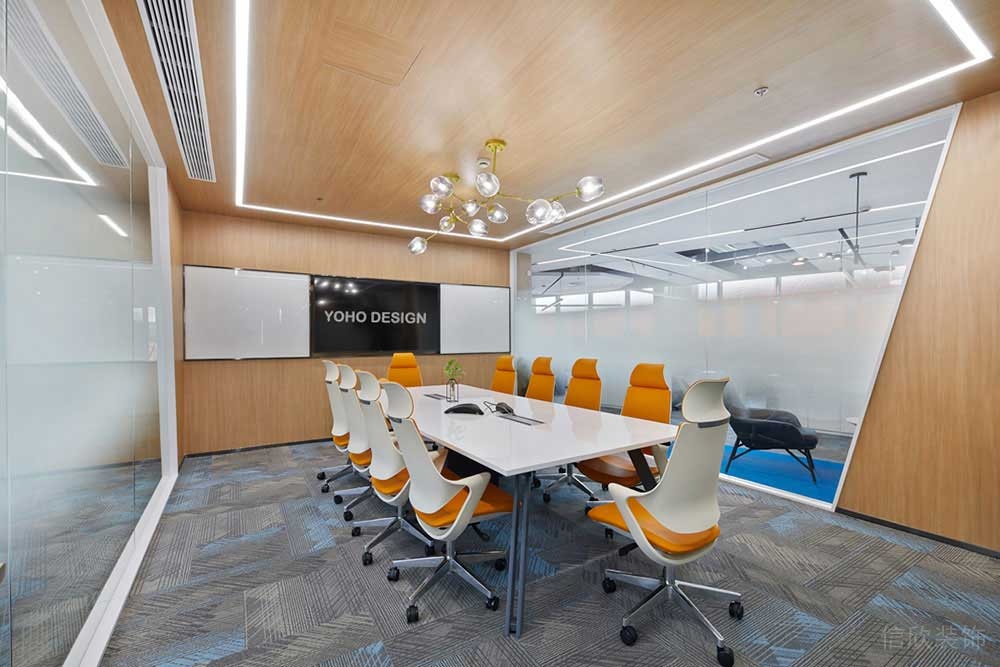 现代风格办公室商务会议室设计装修图