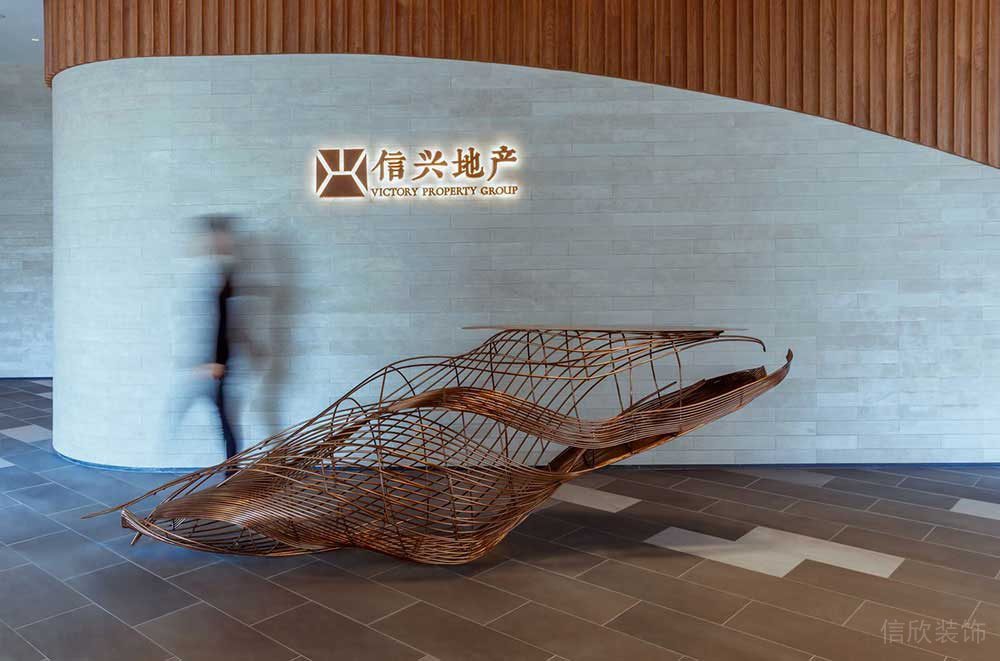 现代风格公共办公室廊厅装修图