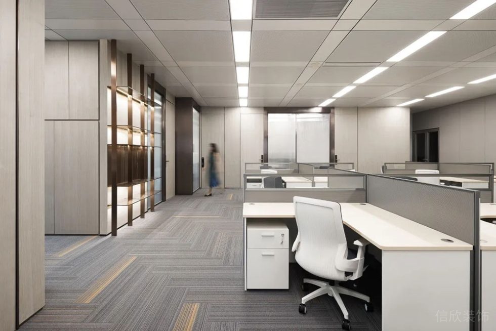现代风格商务办公空间事务办公厅设计装修图