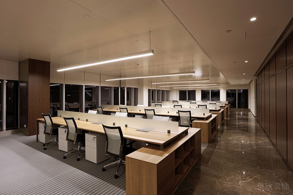 现代简约风格办公场所案例业务办公厅设计装修图