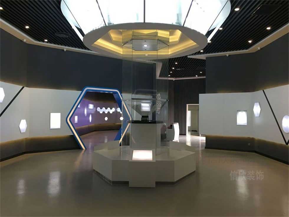 高科技企业展厅展台装修设计