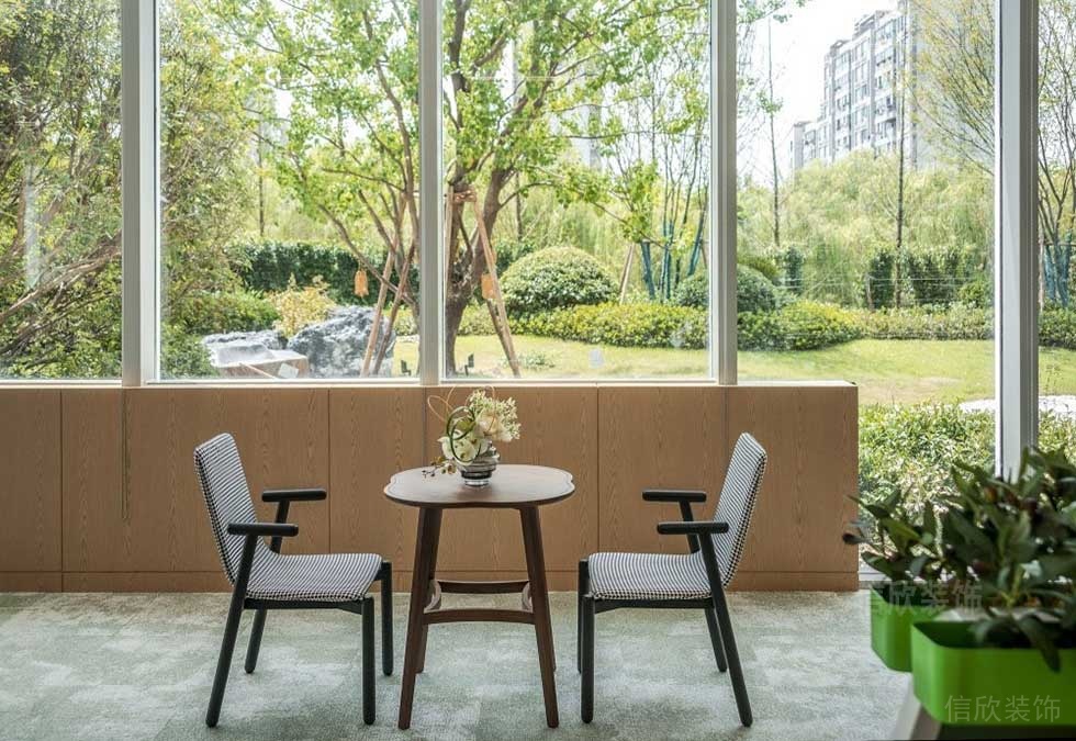 北欧风格公司员工休闲区装修图