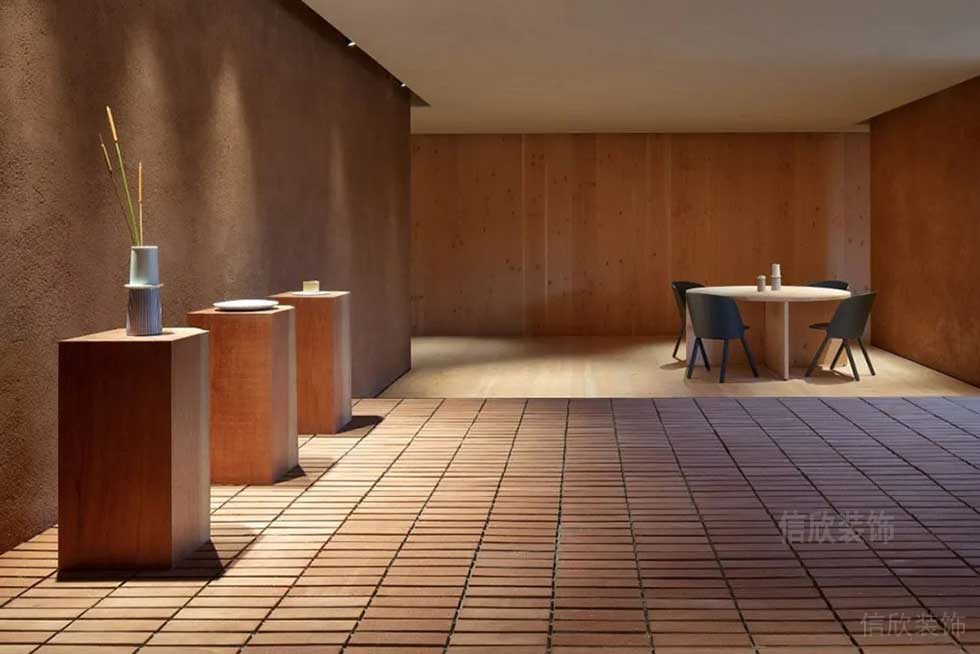 简约风格办公空间员工休闲厅装修图