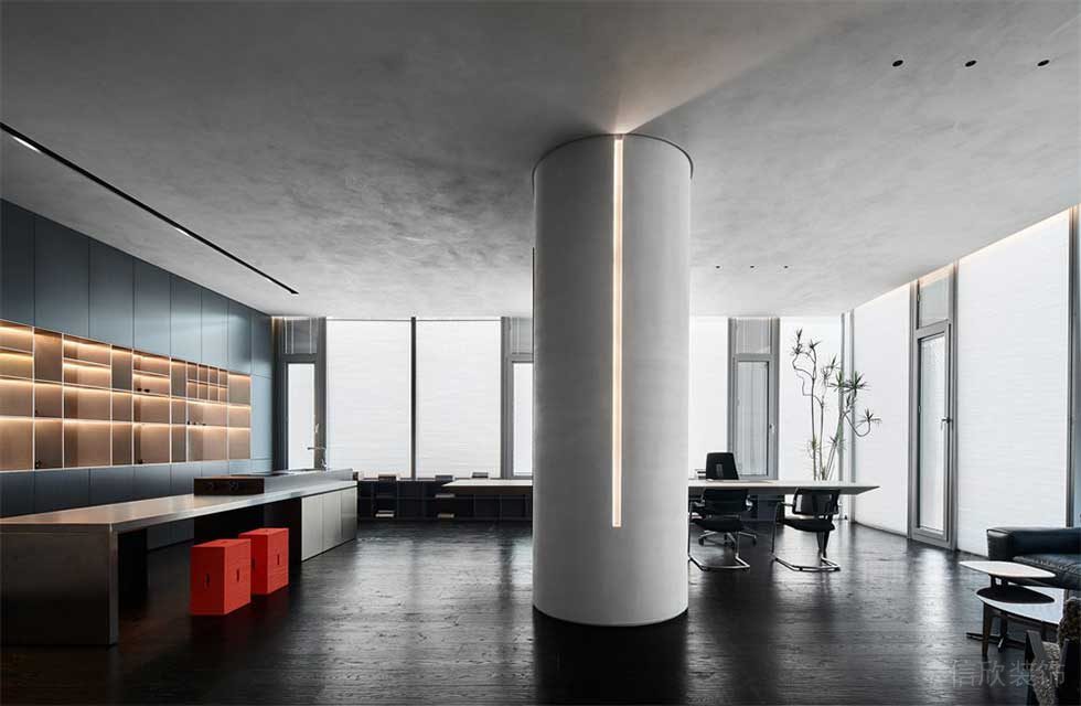 简约风格公司空间经理办公室设计图