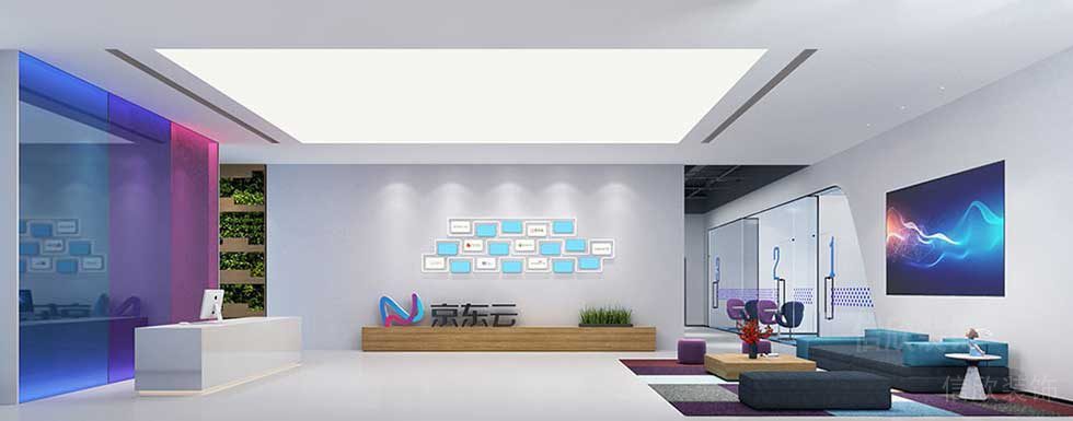 现代风格办公室案例前厅装修图