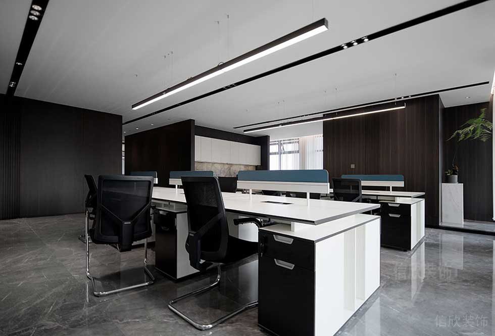 现代简约风格商务写字楼办公区空间装修图
