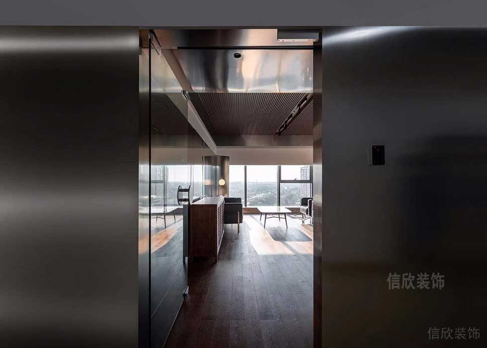 现代简约风格公司案例接待室装修图