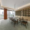新中式风格办公空间案例茶室设计图