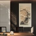 新中式风格办公空间装修案例茶室设计图