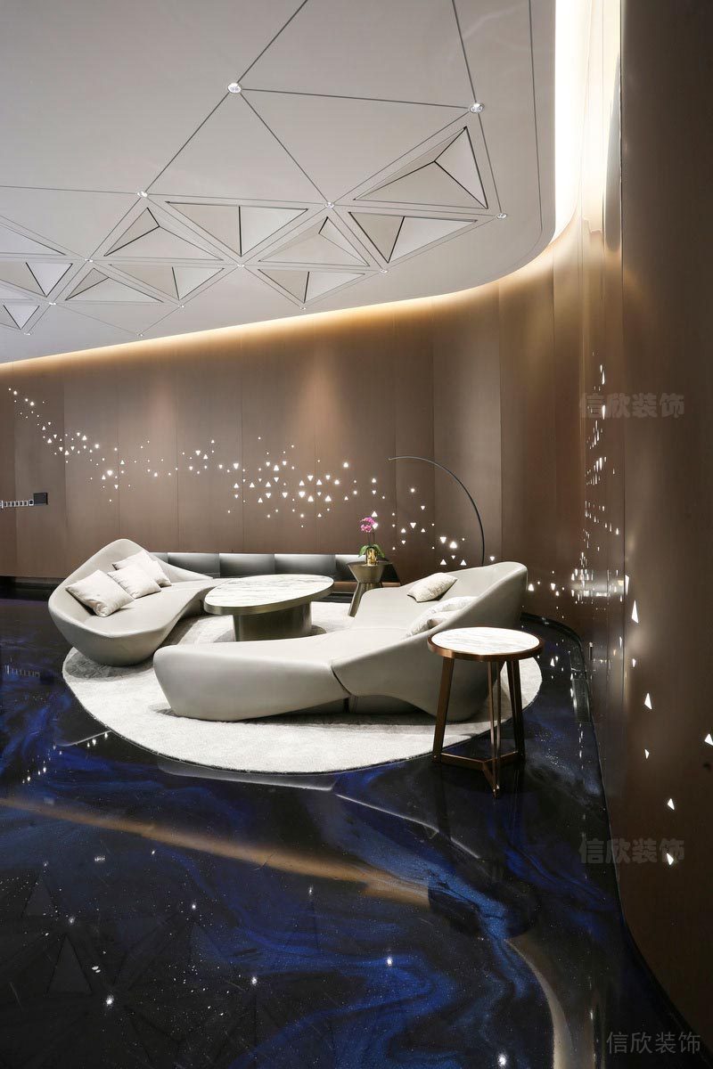 深圳宝安前海hop国际大厦办公室的设计案例 大厅