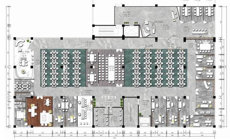 深圳市龙华区办公室平面图