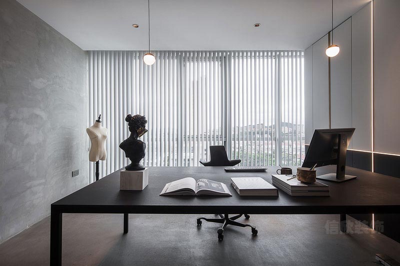 深圳南山现代工业风设计公司办公室装修元素概念